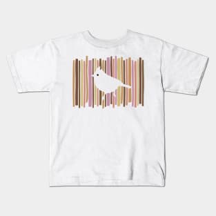 Cute Bird Silhouette Kids T-Shirt